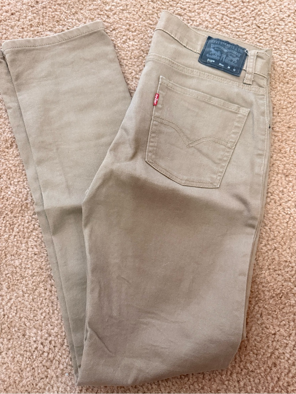 Levi's Men's Straight Jeans in Khaki Tan
